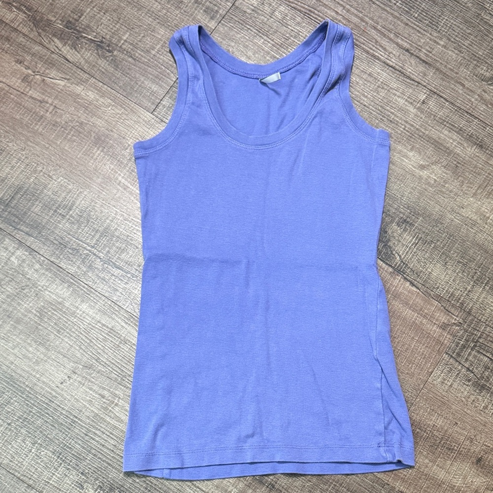 Basic Lavender Tank Top - Women's Sleeveless Cotton Blend